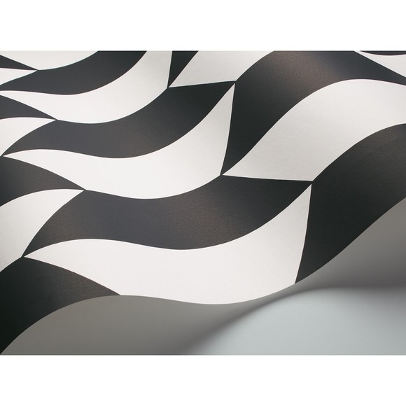 NEW Cole & Son Wallpaper | Frontier Tile 89/7028 | 2 Rolls | Black Geometric II - Picture 6 of 7